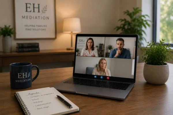 child access mediation Lancaster online meeting.